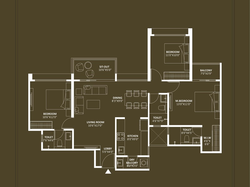 Saheel Luxton Floor Plan